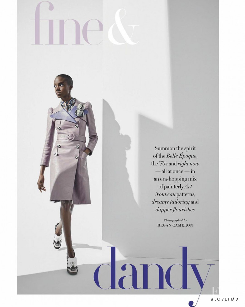 Madisin Rian featured in Fine and Dandy, March 2020