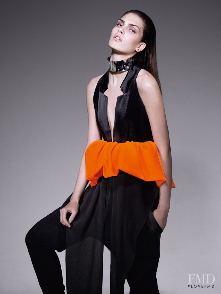 Maria Palm featured in Arancia Metallica, February 2011