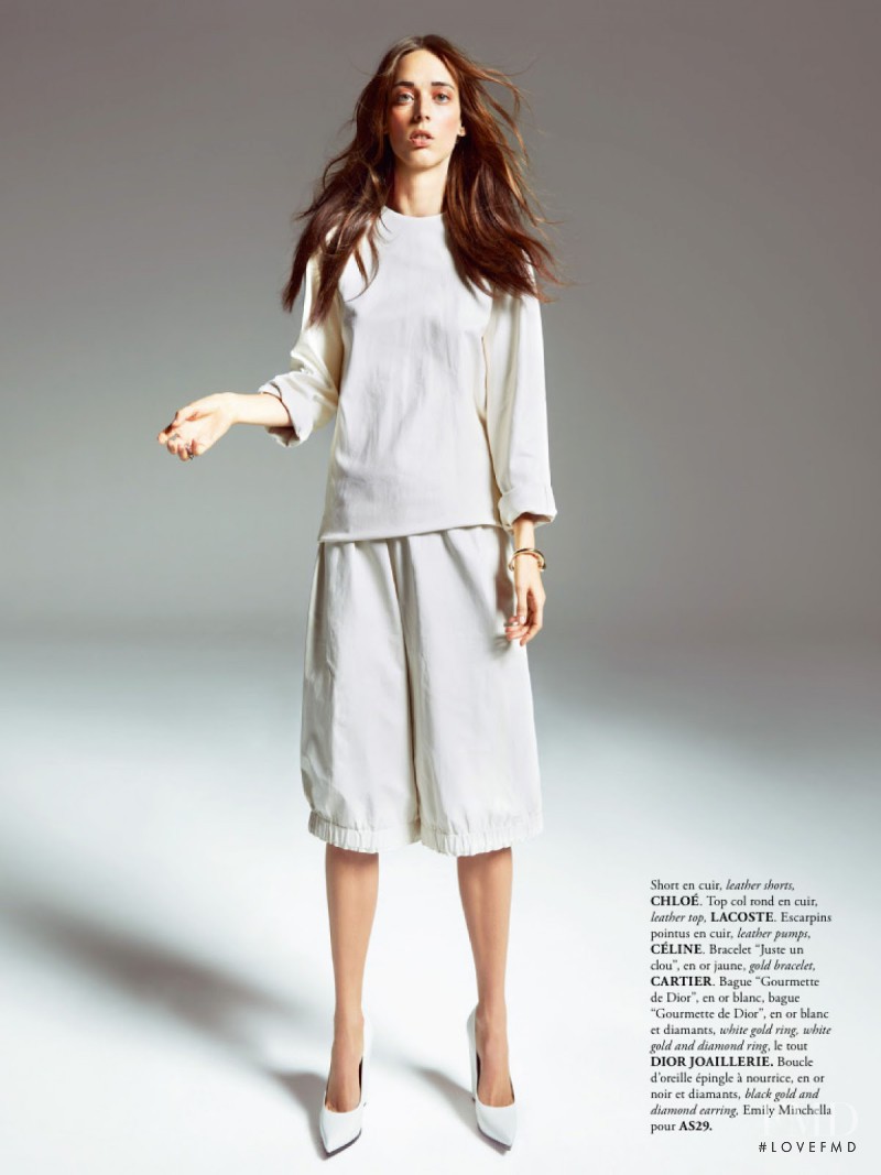 Dovile Virsilaite featured in Cuir, October 2012