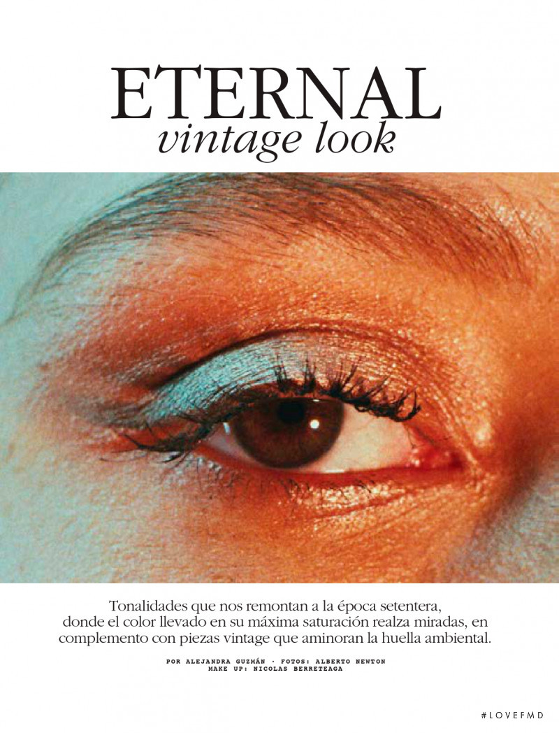 Andrea Carrazco featured in Eternal Vintage Look, April 2020