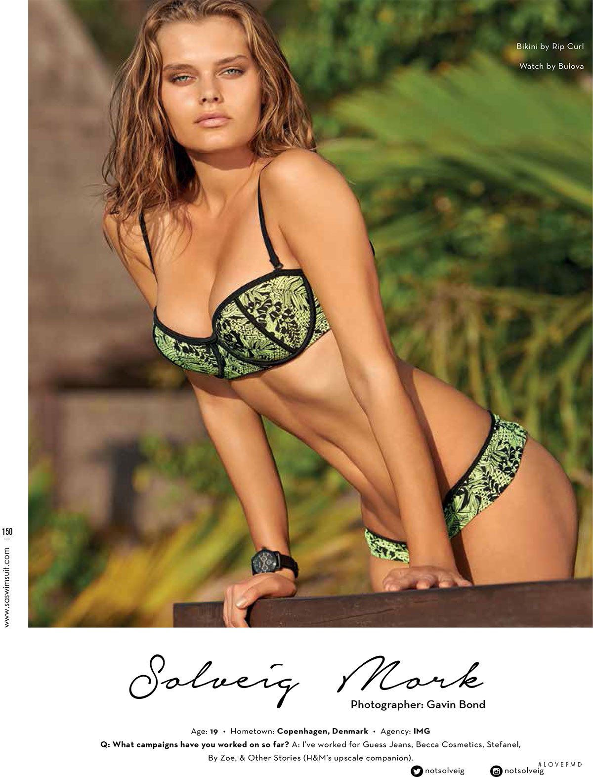 Sa Swimsuit In Sports Illustrated South Africa With Solveig Mork Hansen Id Fashion