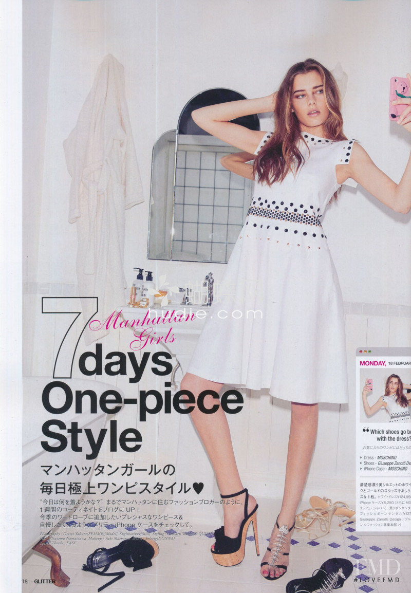 Solveig Mork Hansen featured in 7 days One-piece Style, March 2013