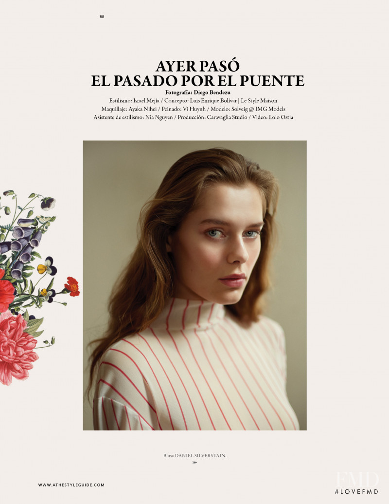 Solveig Mork Hansen featured in Ayer pasó el pasado por el puente, May 2017