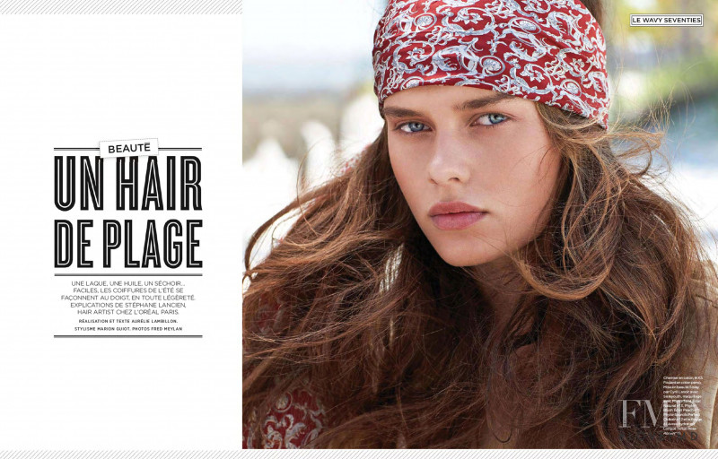 Solveig Mork Hansen featured in Un Hair De Plage, August 2014