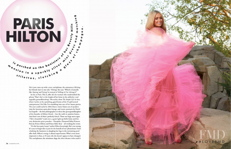 Paris Hilton featured in Paris the original Influencer, April 2020