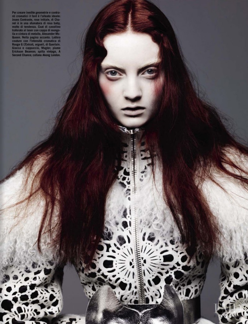 Codie Young featured in Beauty, November 2012
