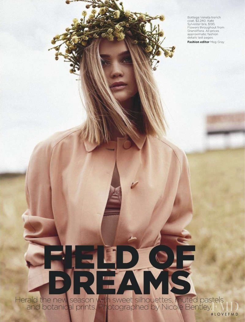 Rosie Tupper featured in Field Of Dreams, December 2012