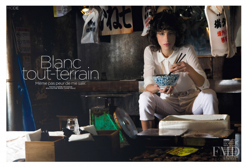 Arbel Kynan featured in Blanc tout-terrain, April 2020