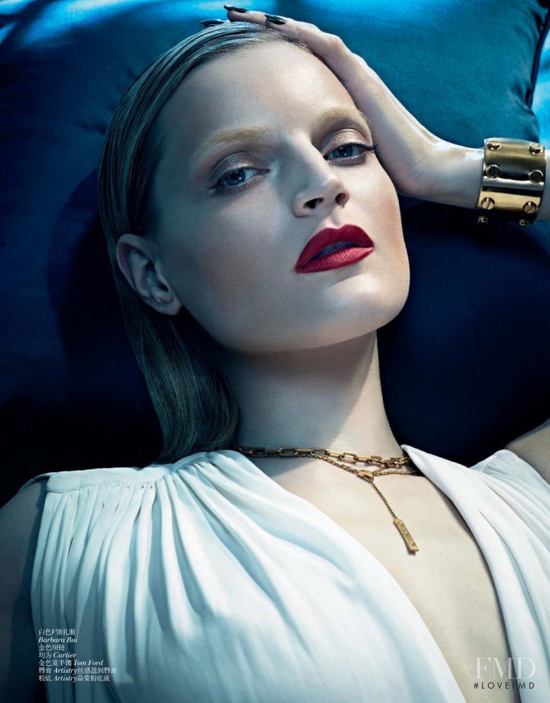Guinevere van Seenus featured in Whites Touches, December 2012