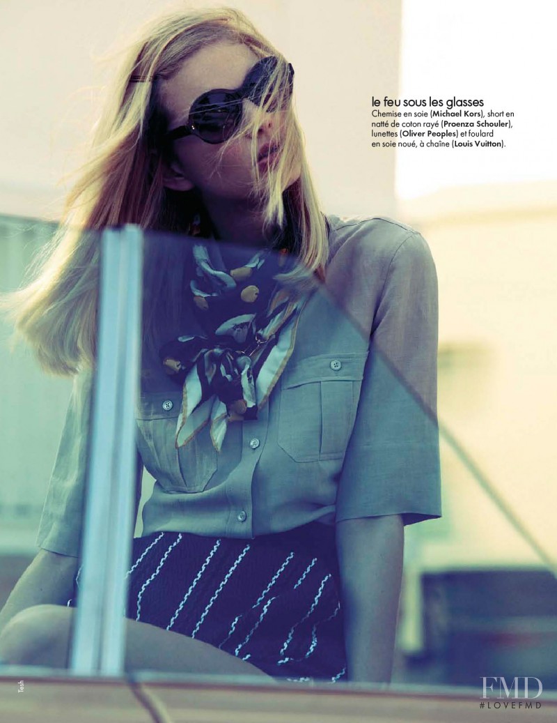 Patricia van der Vliet featured in Avis de Beau Temps, January 2011