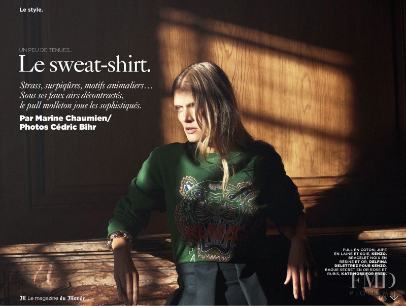 Malgosia Bela featured in Le Sweat-Shirt, November 2012
