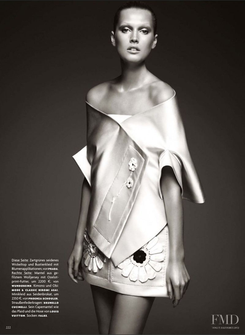 Toni Garrn featured in So Fern, So Nah, December 2012