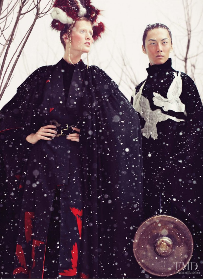 Toni Garrn featured in So Fern, So Nah, December 2012