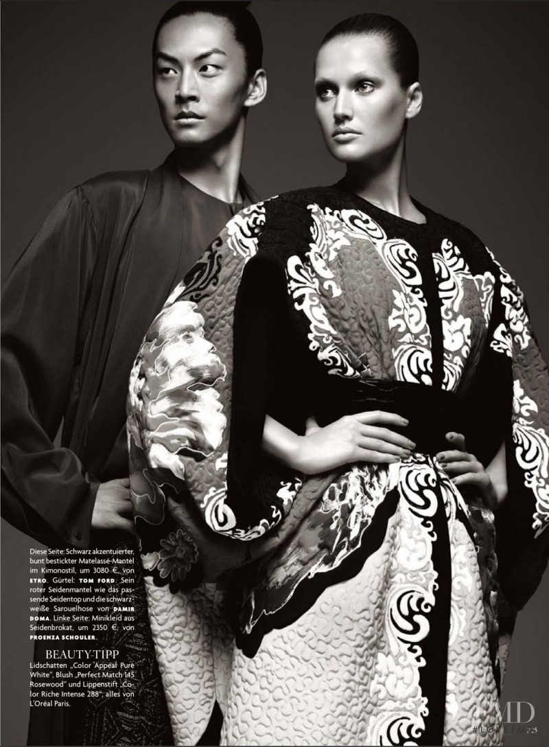 Toni Garrn featured in So Fern, So Nah, December 2012