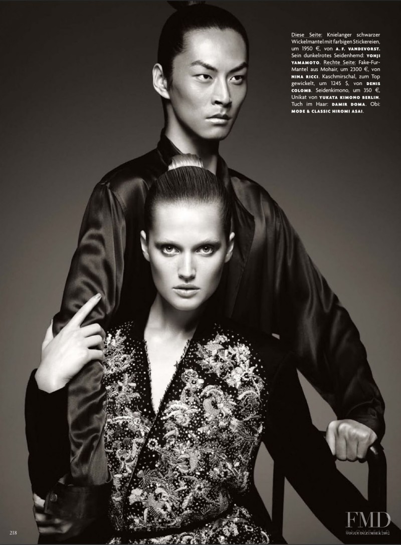 Toni Garrn featured in So Fern, So Nah, December 2012