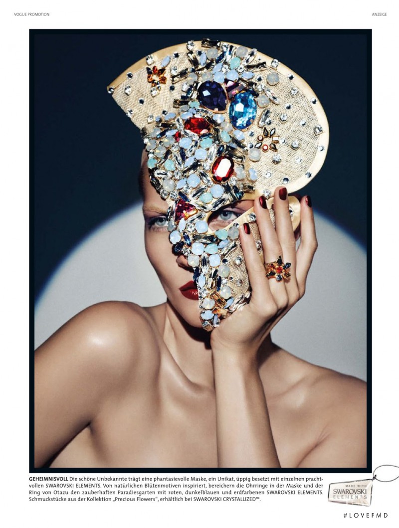 Karolin Wolter featured in Swarovski, December 2012