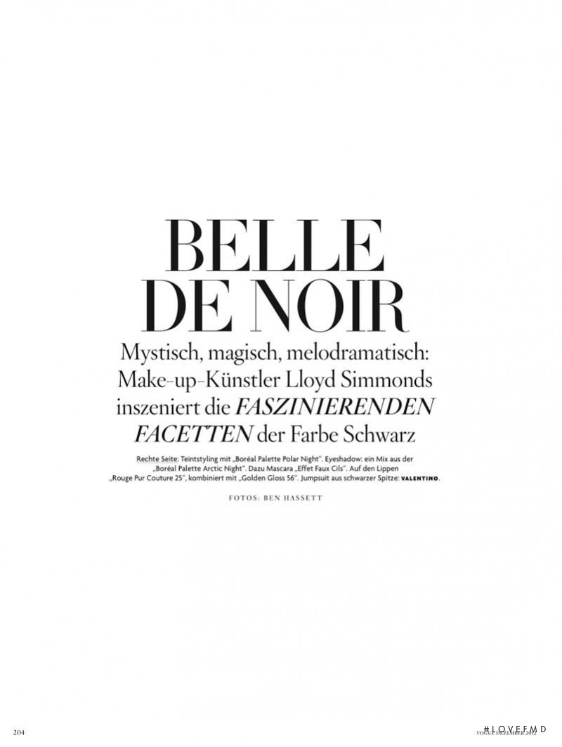 Delle De Noir, December 2012