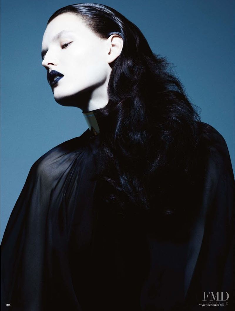 Katlin Aas featured in Delle De Noir, December 2012