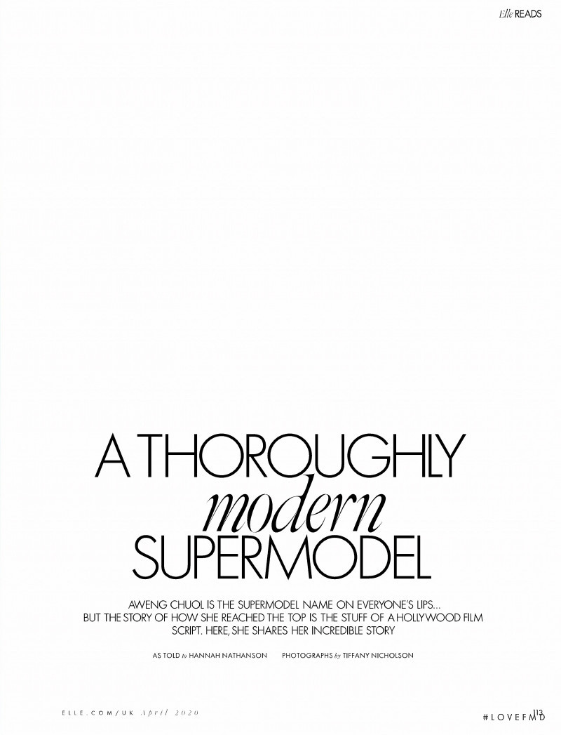 A thoroughly modern Supermodel, April 2020