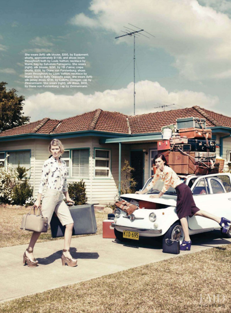 Francesca Frame featured in Two For The Road, December 2012