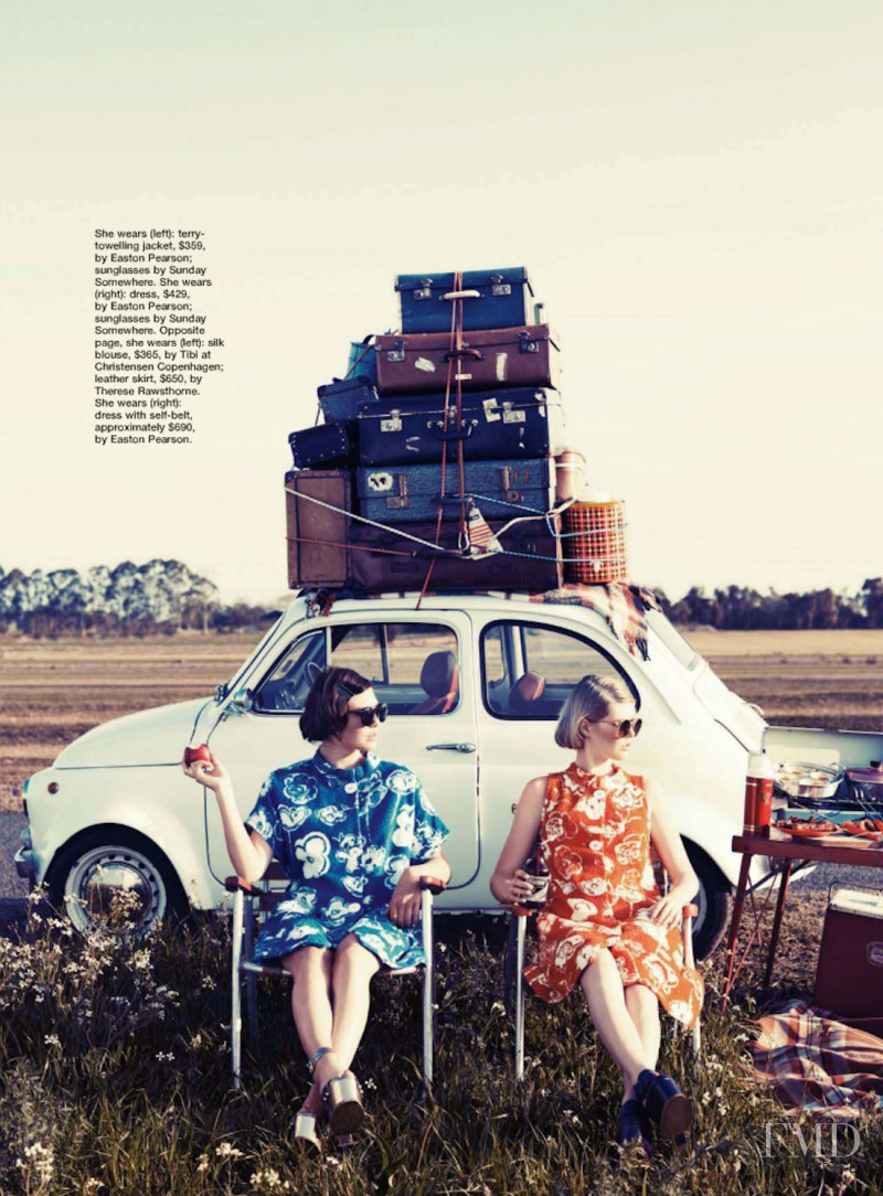 Francesca Frame featured in Two For The Road, December 2012