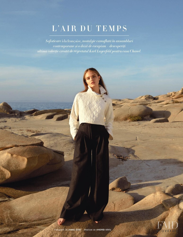 Anna Mila Guyenz featured in L\'air Du Temps, October 2019