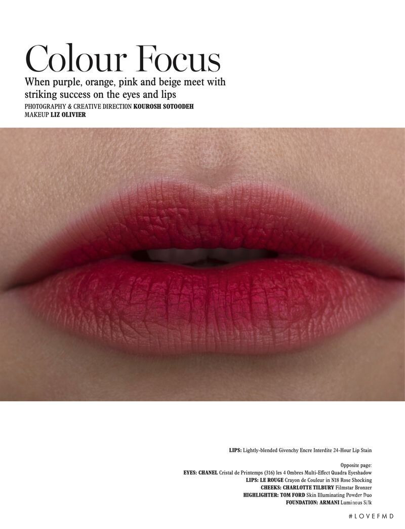 Michelle van Bijnen featured in Colour Focus, February 2020