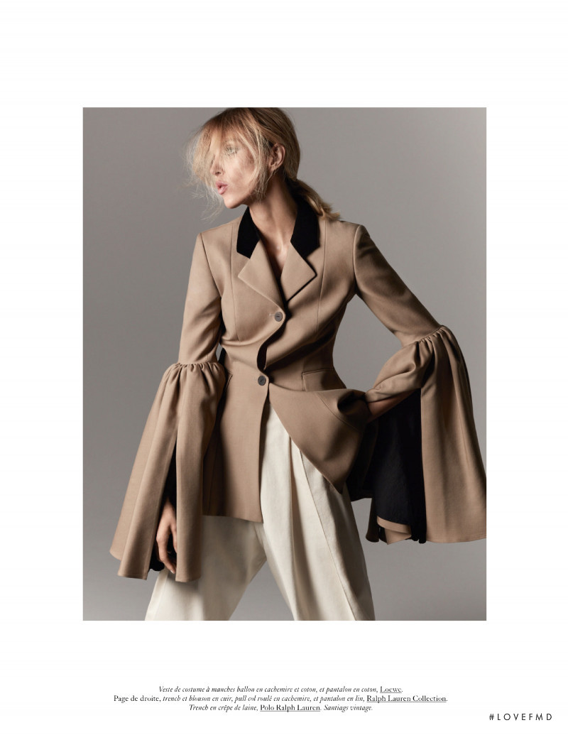 Anja Rubik featured in La Couleur Me Va Si Bien, June 2020