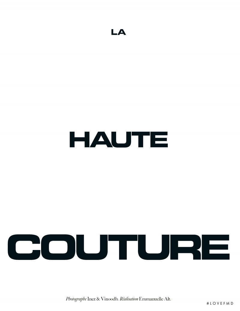 La Haute Couture, June 2020