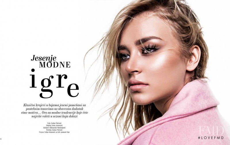 Sofija Milosevic featured in Jesenje Modne Igre, September 2016