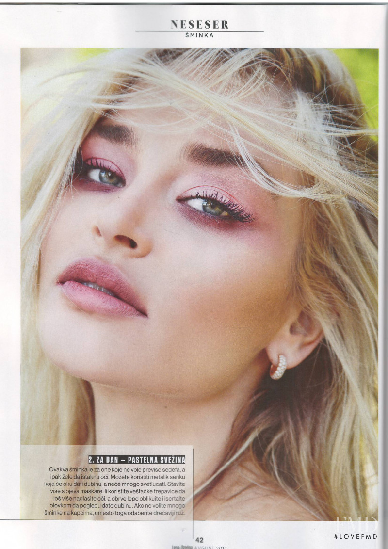 Sofija Milosevic featured in Make-Up promena, August 2017