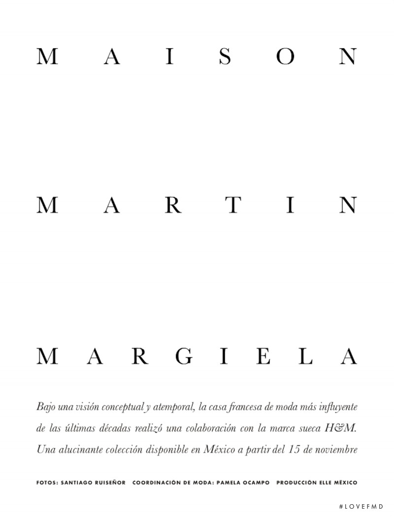 Maison Martin Margiela, November 2012