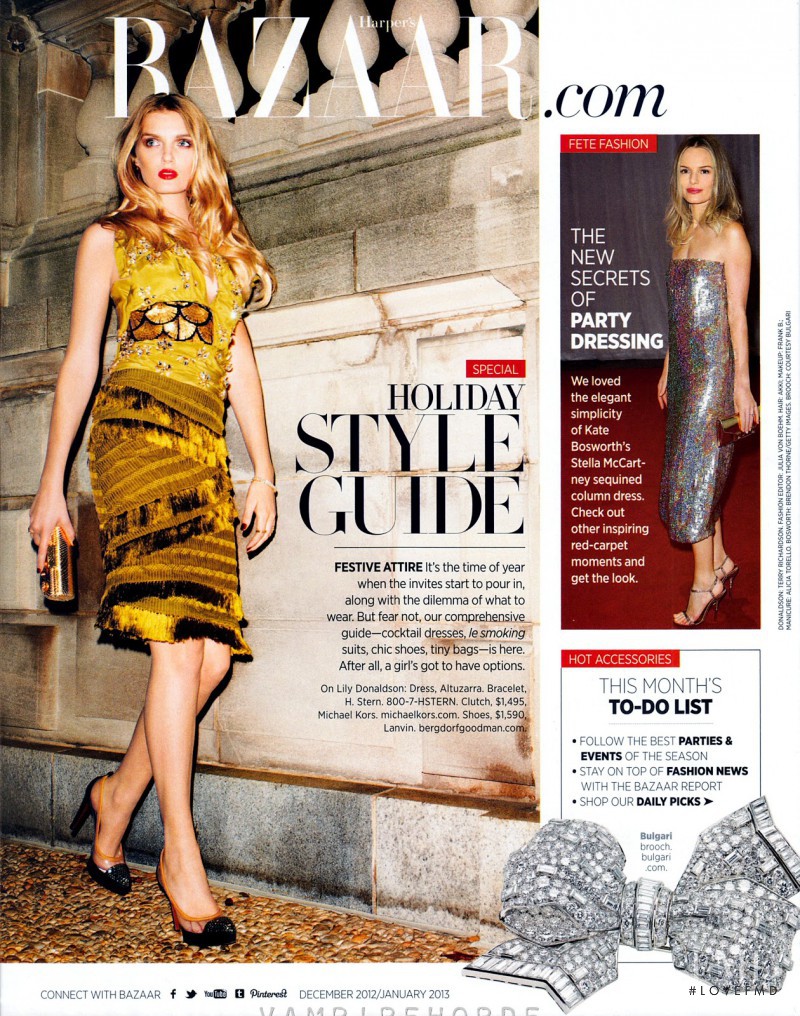 Lily Donaldson featured in What\'s Sexy Now, December 2012
