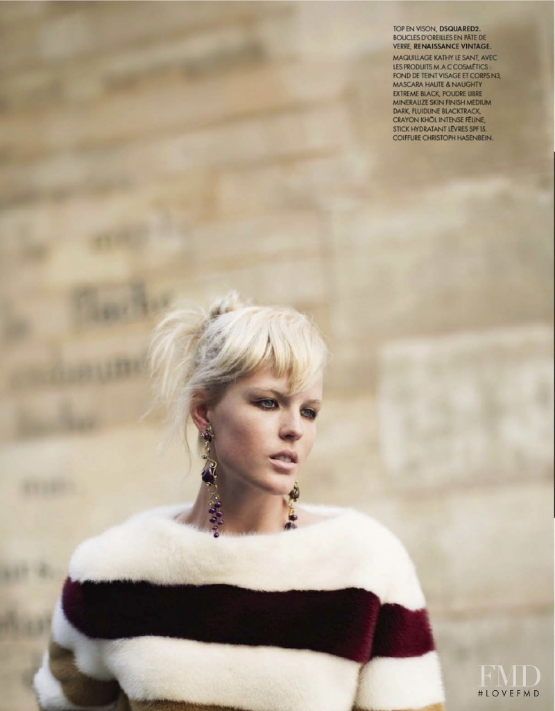 Linnea Regnander featured in Douceur Sur La Ville, November 2012