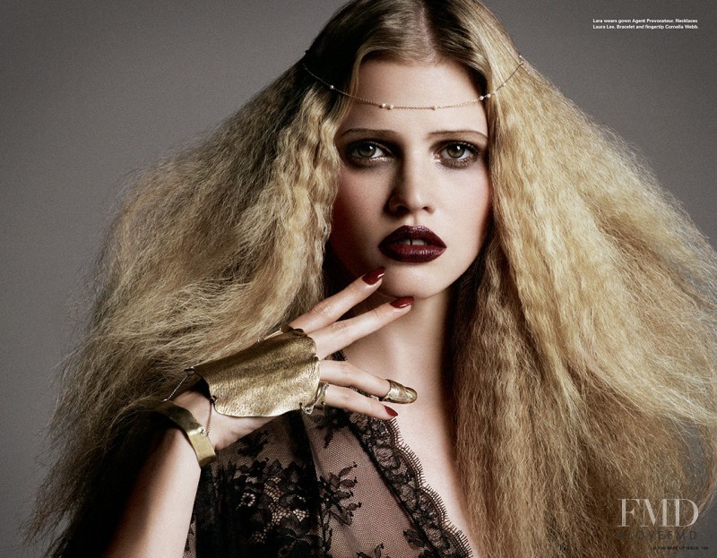 Lara Stone featured in Always Treat Others How You\'d Like To Be Treated Yourself, December 2012