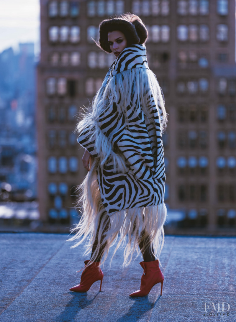 Josephine Skriver featured in The Mysterious Manfred Thierry Mugler, March 2019