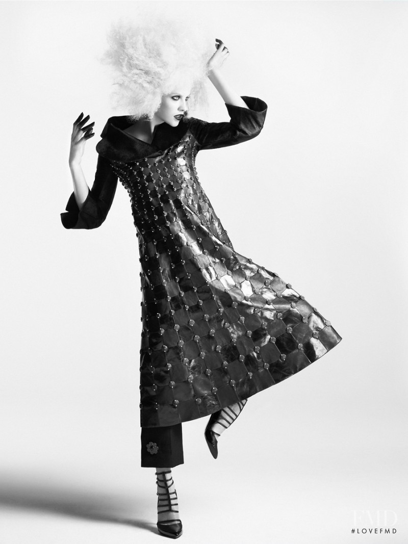 Ginta Lapina featured in Beastly Black, November 2012