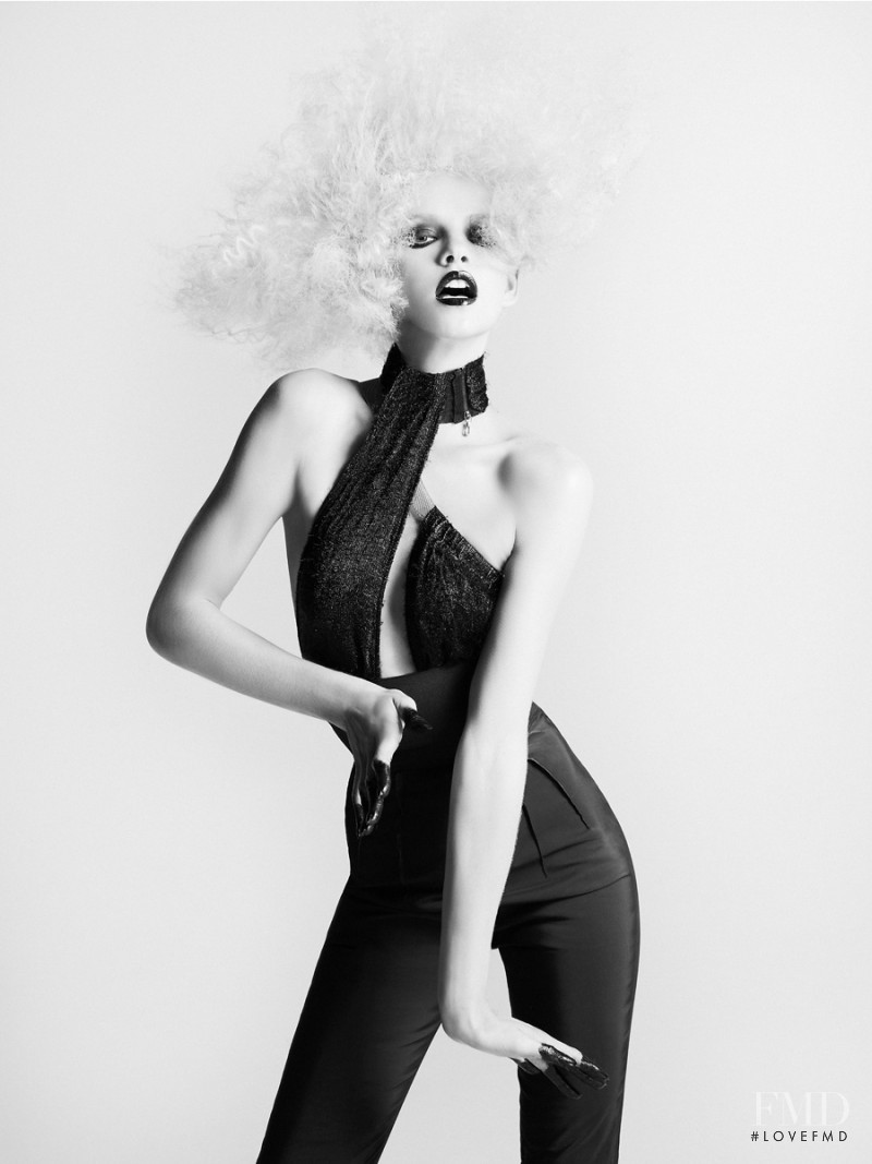 Ginta Lapina featured in Beastly Black, November 2012