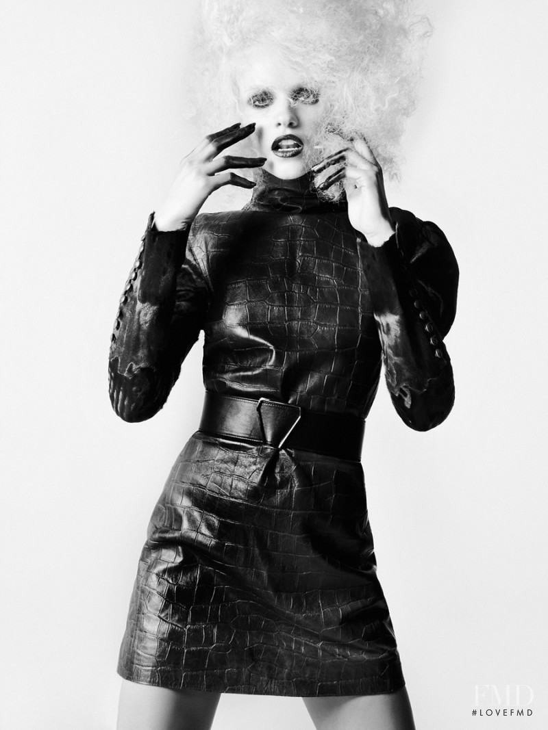 Ginta Lapina featured in Beastly Black, November 2012