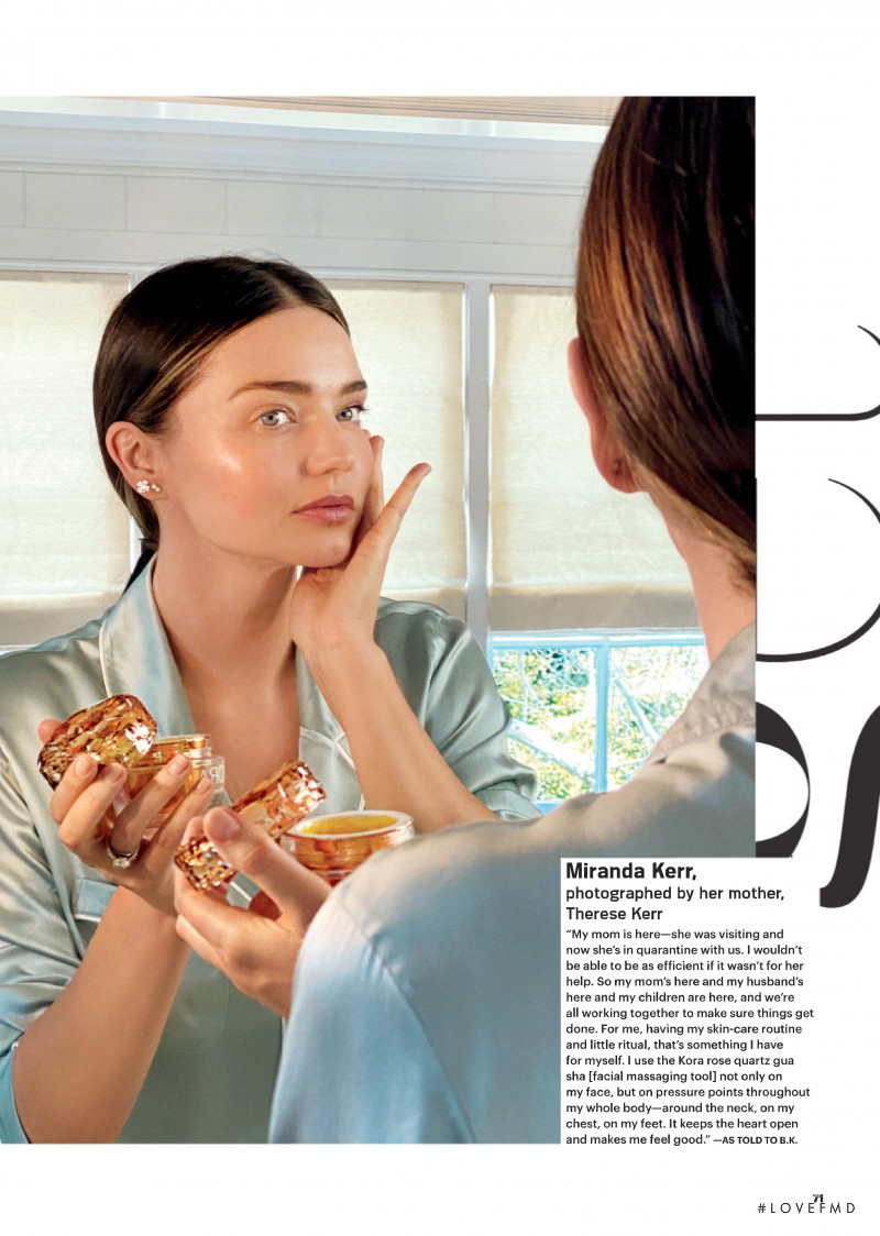 Miranda Kerr featured in Where the heart is, June 2020