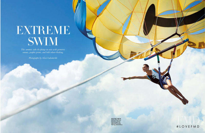 Charlee Fraser featured in Extreme Swim, July 2019
