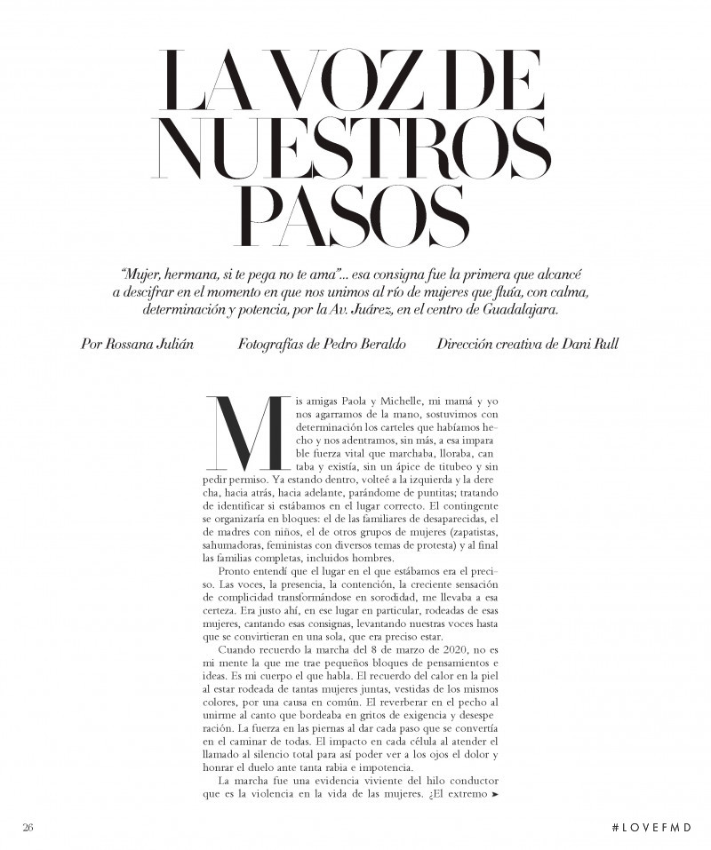 La Voz De Nuestros Pasos, June 2020