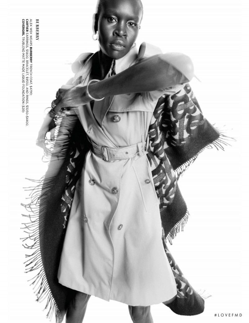 Alek Wek featured in 2019 Icons, September 2019