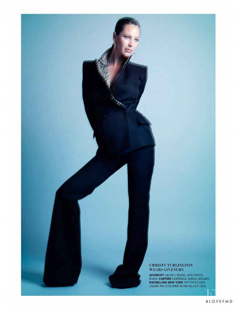 Christy Turlington featured in 2019 Icons, September 2019