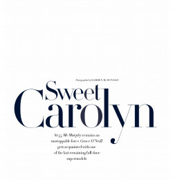 Sweet Carolyn