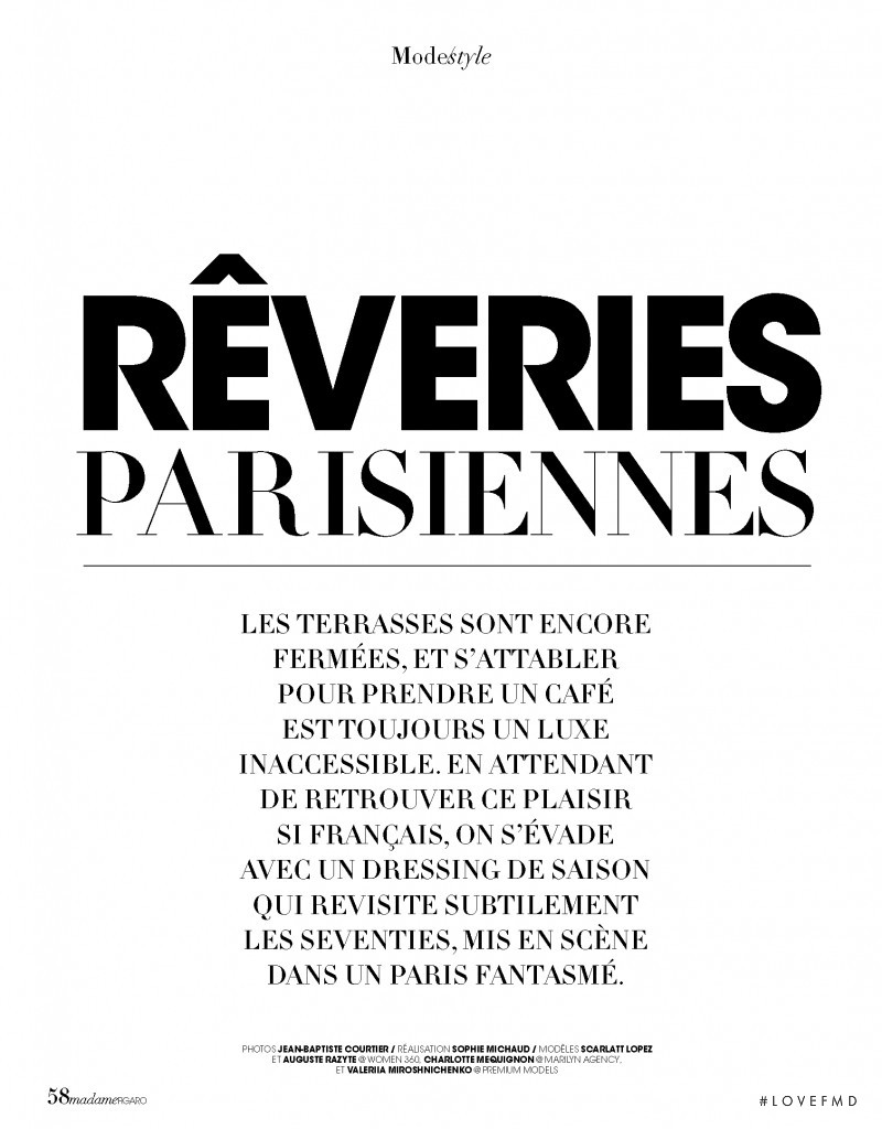 Reveries Parisiennes, May 2020