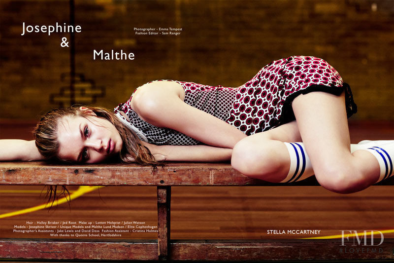 Josephine Skriver featured in Gym Daze , February 2012