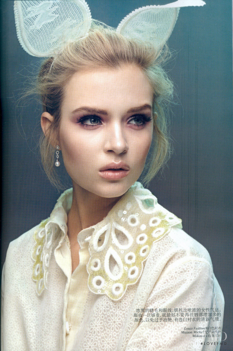 Josephine Skriver featured in White Shirt Girls, March 2012