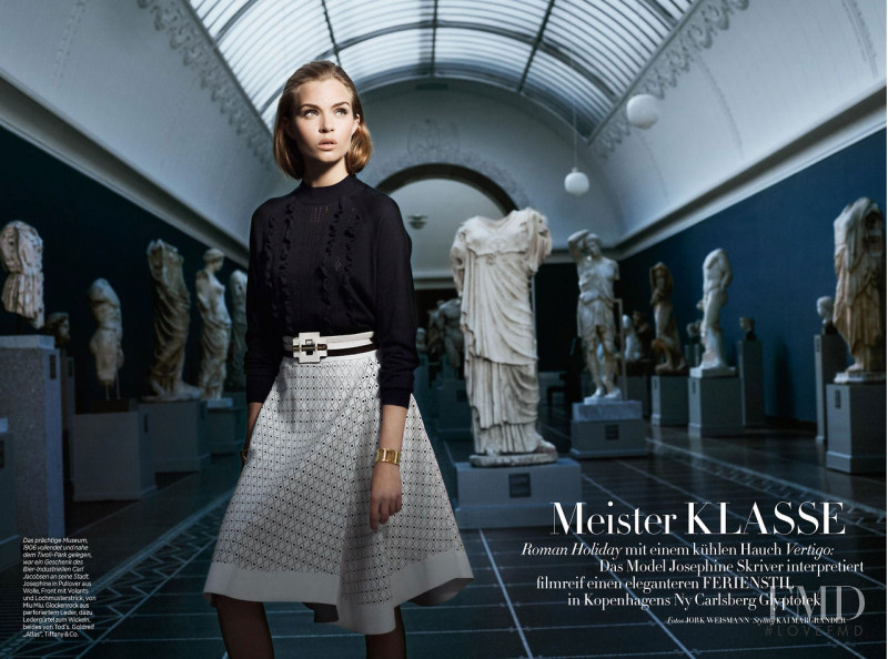 Josephine Skriver featured in Meister Klasse, June 2014