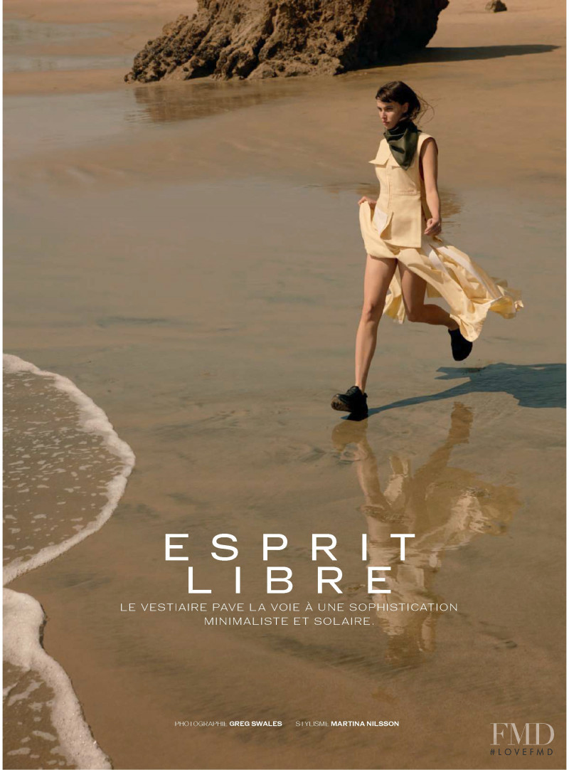 Ruby Aldridge featured in Esprit Libre, June 2020